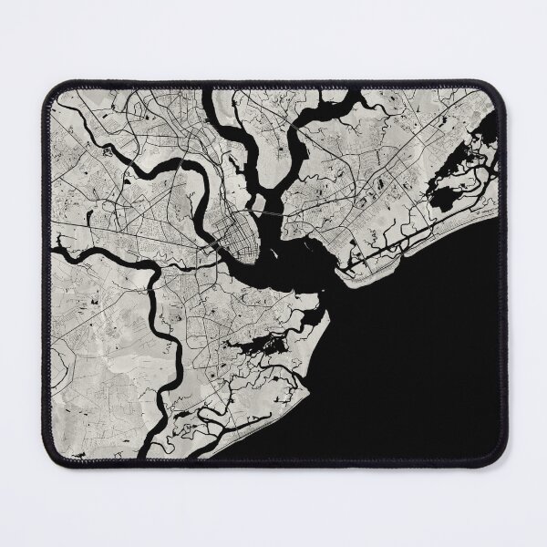Item preview, Charleston Neutral Artistic Map Neutral designed and sold by Interpret108.