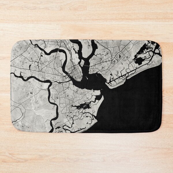 Item preview, Charleston Neutral Artistic Map Neutral designed and sold by Interpret108.