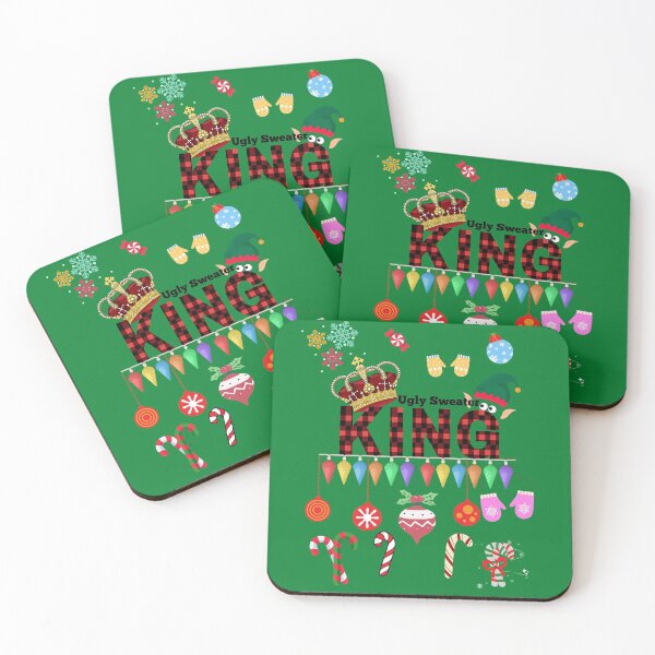 Item preview, Ugly Sweater King!  Candy Canes and Balls!  designed and sold by CharWilcox.