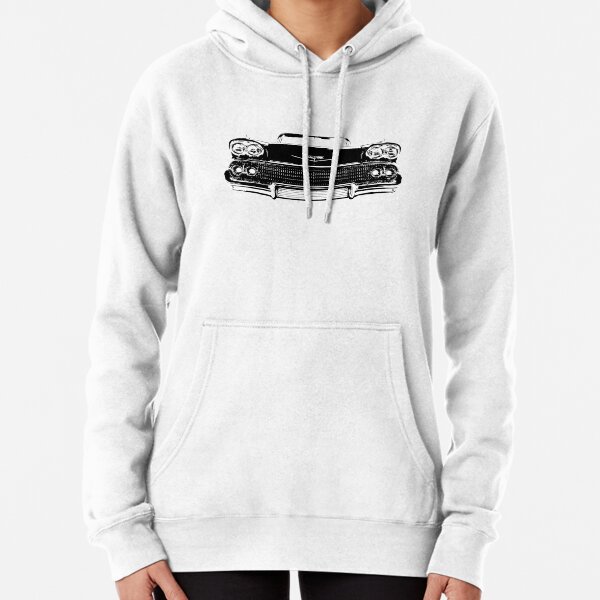 The Rodfather Hot Rod Rat Rod Old School Pin Stripes Hoodie Pull Over Black 