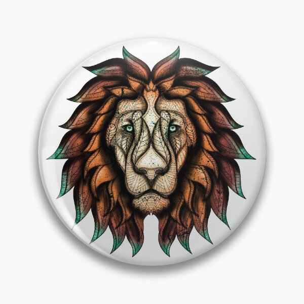 Item preview, Lion Mandala, Zen Lion, Lion Zentangle, Lion Pop Art designed and sold by RomanDigitalArt.