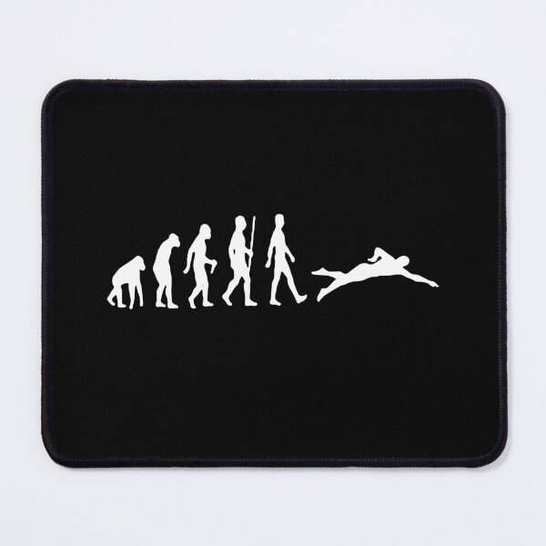 Item preview, Swimming Evolution of Swimmer Life in the Fast Lane Swimming Art Design Happy Apparel Essential Inspiration Joy Mood Funny designed and sold by DesignByHeartUK.