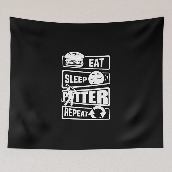 Artikelvorschau, Love Golf Putter Evolution of Golfer Evovle Golfing Mechanics Eat Sleep Putter Repeat Gift Premium Apparel Funny Holiday Xmas entworfen und verkauft von DesignByHeartUK.