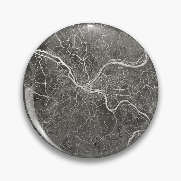 Item preview, Pittsburgh Neutral Artistic Map designed and sold by Interpret108.
