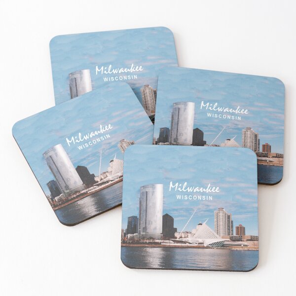 Item preview, Milwaukee, Wisconsin - Downtown Milwaukee Skyline & Attraction designed and sold by leemcnut.