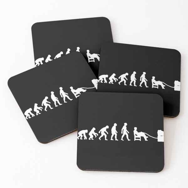 Item preview, Evolution of Gamer Nerd Funny Tech Evolution Love Computer Library Gift Premium Apparel Funny Holiday Xmas designed and sold by DesignByHeartUK.