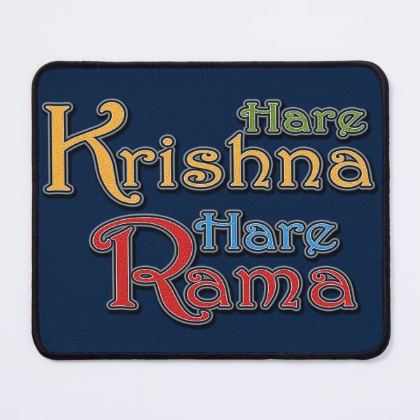 Item preview, Maha Mantra - Hare Krishna - Blue background designed and sold by Pino 'Delfino' Esposito.