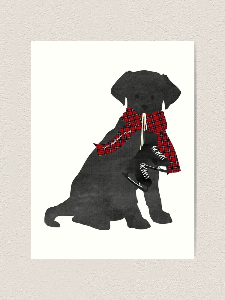 Preppy Dog Art Prints for Sale