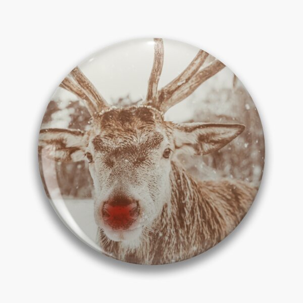 Item preview, Rudolf the Red Nose Deer Christmas Art designed and sold by Interpret108.