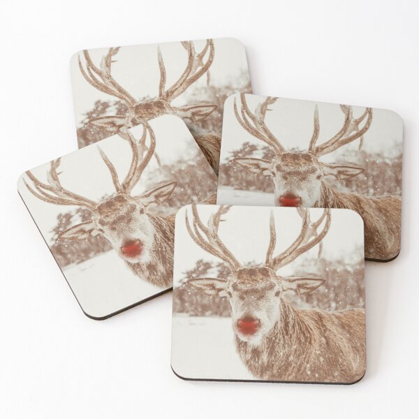 Item preview, Rudolf the Red Nose Deer Christmas Art designed and sold by Interpret108.