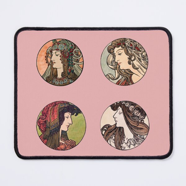 Item preview, Alphonse Mucha Art Nouveau Women #2 designed and sold by hjsmith.