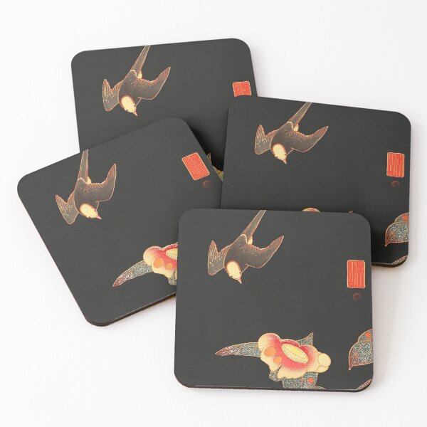 Item preview, Swallow and Camellia designed and sold by Hanna Hanuman.