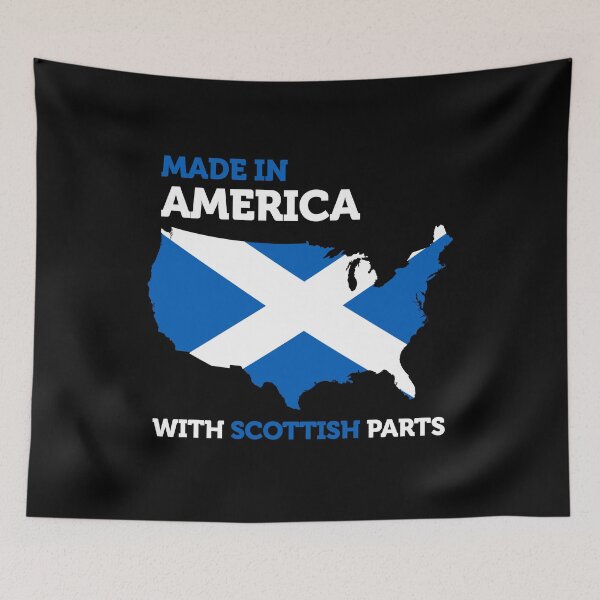 Item preview, Made In America With Scottish Parts Scotland Pride Scottish designed and sold by smartrocket.