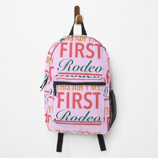Item preview, Bull Riding Quotes - This Ain't My First Rodeo, funny rodeo sayings(pink) designed and sold by Delandor.