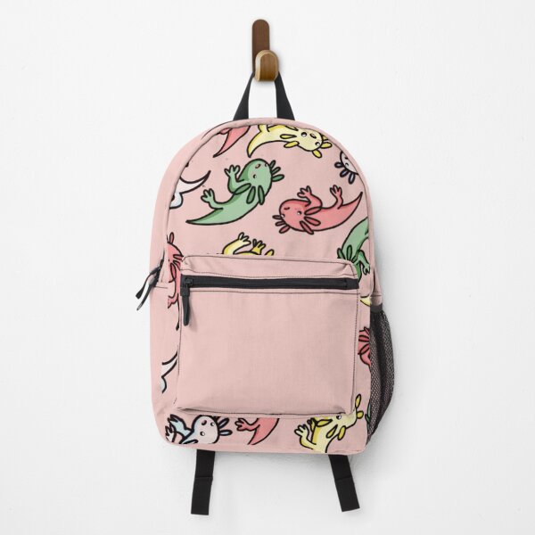 Item preview, axolotl pattern (pink) designed and sold by DoodlesbyRayne.