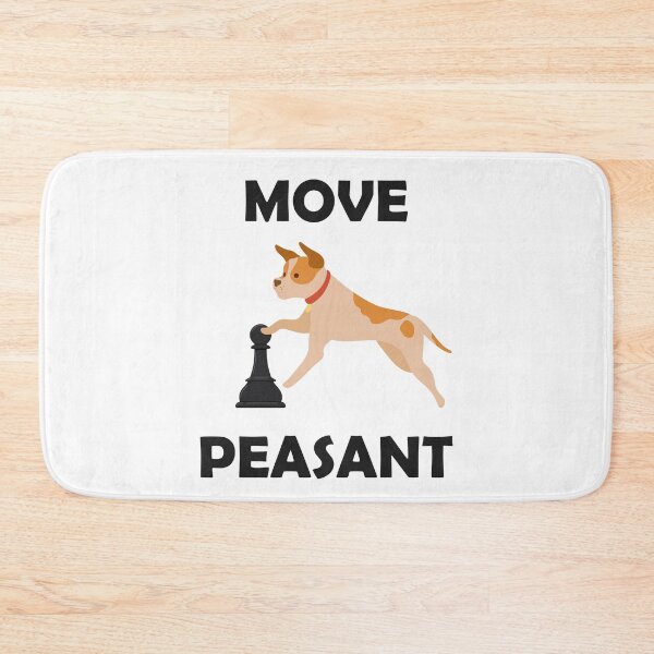 Item preview, Move Peasant - Dog Chess edition designed and sold by ChessMadness.