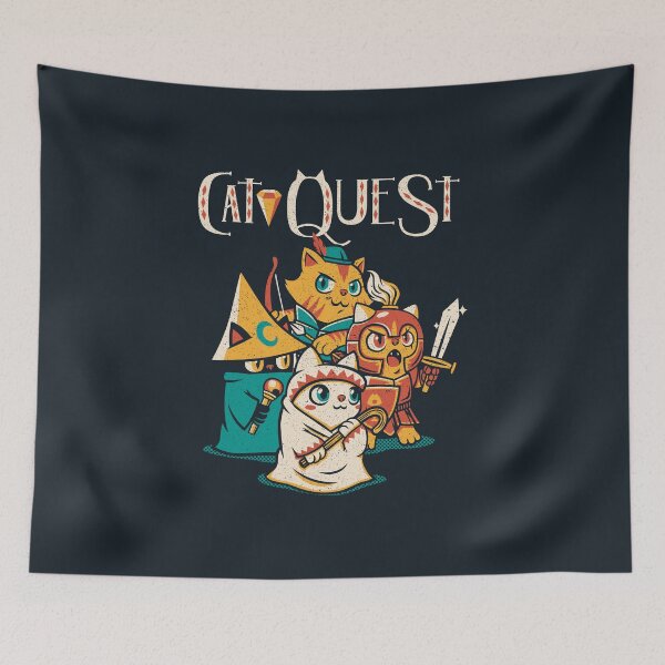 Item preview, Cat Quest RPG Cats Video Game by Tobe Fonseca designed and sold by Tobe Fonseca®.
