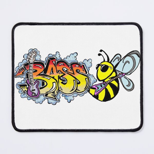 Item preview, Guitar,Bass,Graffiti,Bee,Cool by LowEndGraphics designed and sold by LowEndGraphics.