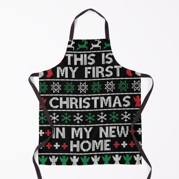 Item preview, This Is My First Christmas In My New Home Knitted Winter designed and sold by Aleodor.