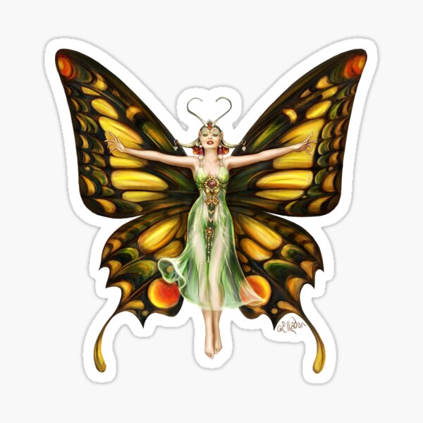 Butterfly Flapper Sticker