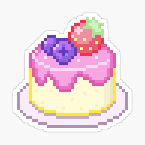 Pixel Art Cake Gifts Merchandise Redbubble