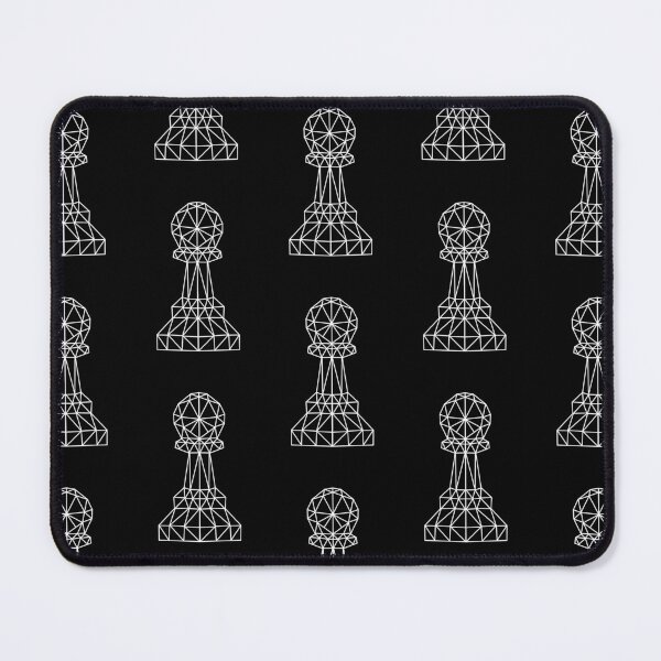 Item preview, Geometric white chess pawn designed and sold by felinefeelings.