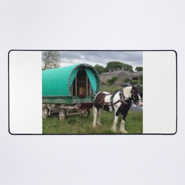 Item preview, horse drawn gipsy bowtop wagon designed and sold by amy greaves.