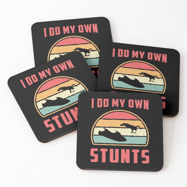 Item preview, Jet Ski I Do My Own Stunts Jet Skiing Water Jetski designed and sold by tshirtconcepts.