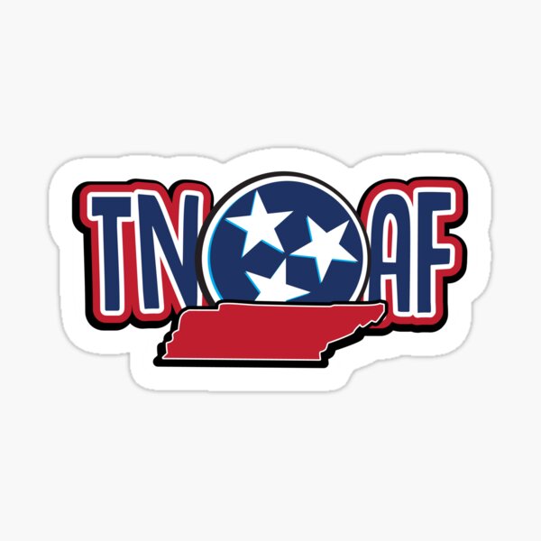 TN AF (Tennessee As F*) Sticker