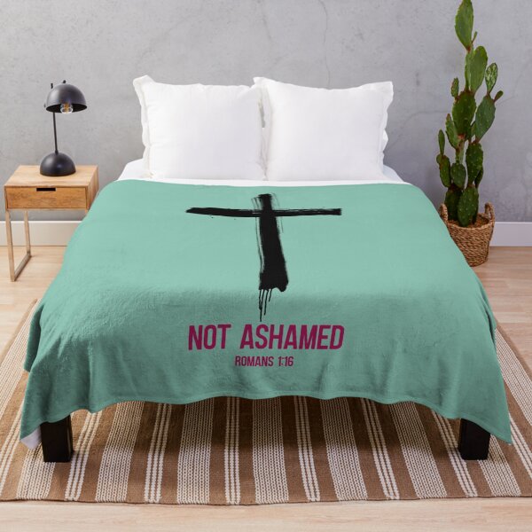 Item preview, Not ashamed, christian quote designed and sold by IsisOsiris.