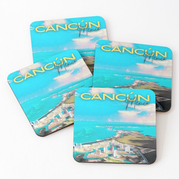 Item preview, Cancún México Vintage Travel designed and sold by Sofia-Draws.