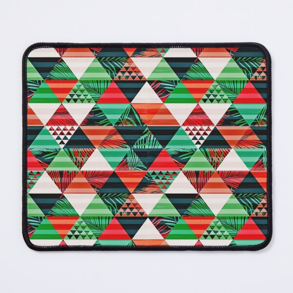 Item preview, Tropical red and green triangles designed and sold by NoahDea.
