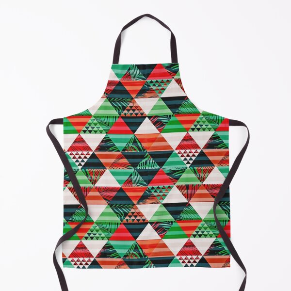 Item preview, Tropical red and green triangles designed and sold by NoahDea.