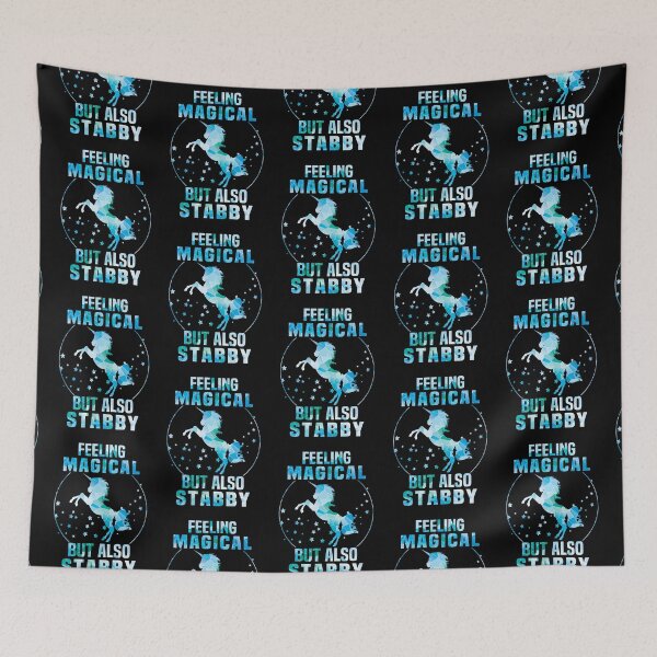 Item preview, Feeling magical but also Stabby Blue designed and sold by foramelie.