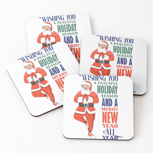 Item preview, Yoga Santa Xmas Greeting Card designed and sold by DarrriaDesign.