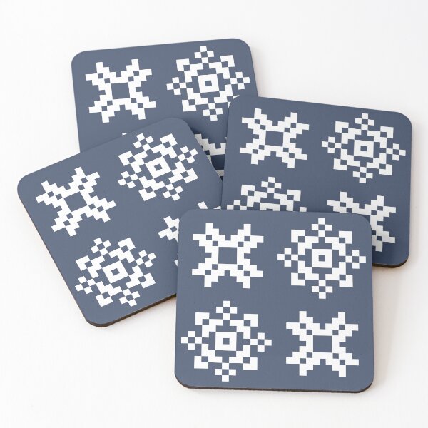 Item preview, Snowflakes on Ink Blue designed and sold by Daisy Beatrice.