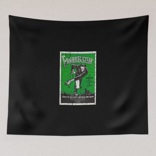 Item preview, Frankenstein Boris Karloff Movie Vintage Poster designed and sold by Flying Jake.