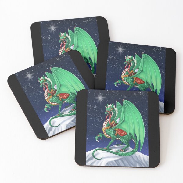 Item preview, The Christmas Dragon Delivers designed and sold by SillWillStudios.