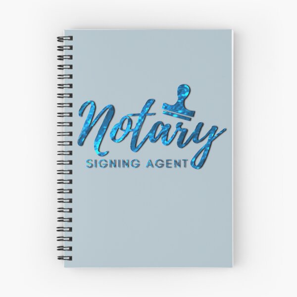 Item preview, Notary Signing Agent | Blue Glitter designed and sold by AdoptKM.