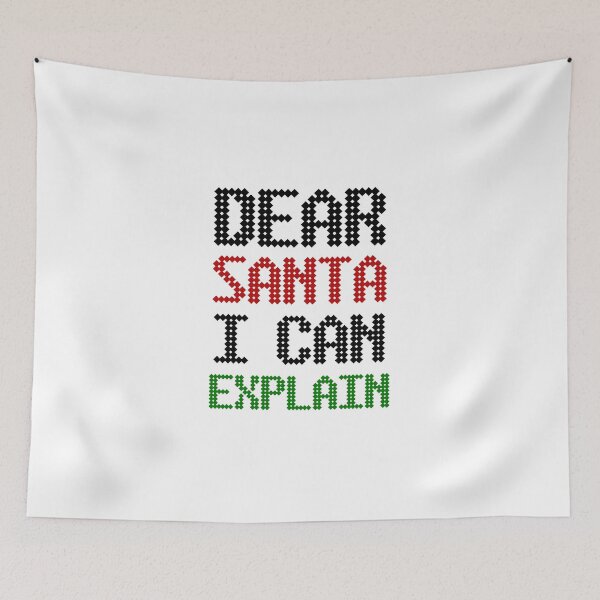 Item preview, Dear Santa I Can Explain | Naughty Kid | Funny letter to santa | Funny Christmas  designed and sold by Violet Treasures.