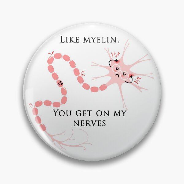 Item preview, Cute Myelinated Neuron  designed and sold by siickslack.
