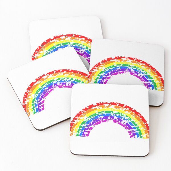 Item preview, Distressed Rainbow, grunge rainbow, rainbow layered designed and sold by Tanysl.