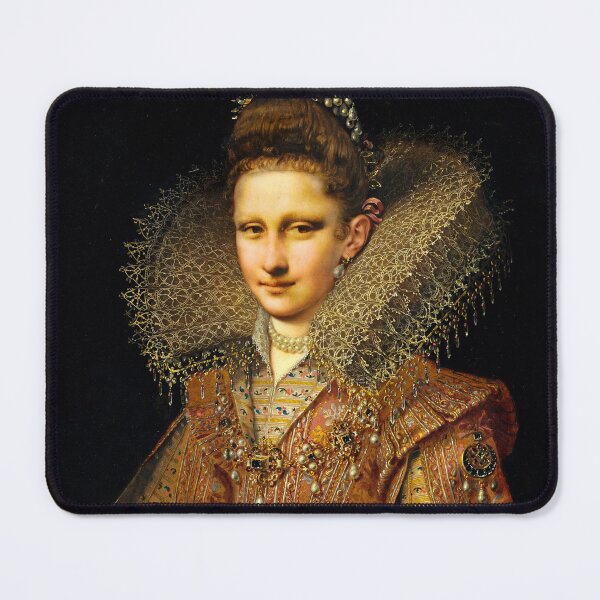 Item preview, Mona Lisa dressed as Margherita Gonzaga, Princess of Mantua designed and sold by brushandframes.