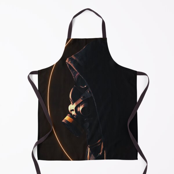 Item preview, Stalker in gas mask at moonlit smoke night designed and sold by Butterfly-Dream.