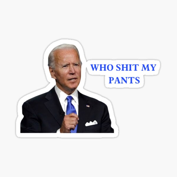 Vista previa del artículo con la obra «Poopy bants biden», diseñado y vendido por Abdelrahman ELFADEL.