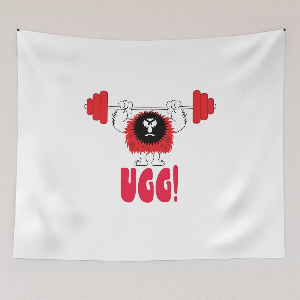 Item preview, Weighlifting caveman designed and sold by nikafia.