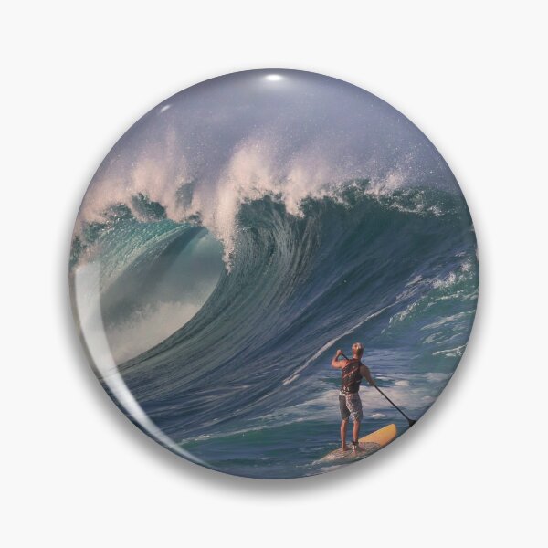 Item preview, Paddleboarder At Waimea Bay  designed and sold by Alex Preiss.