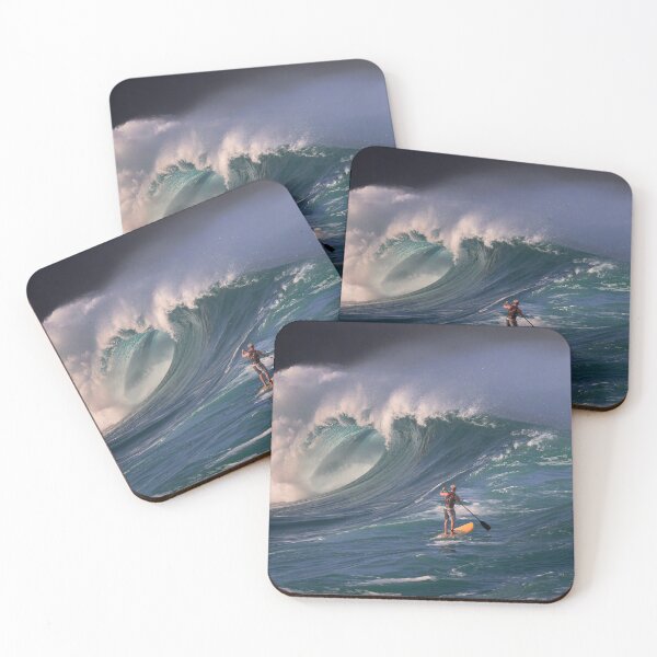Item preview, Paddleboarder At Waimea Bay  designed and sold by Alex Preiss.