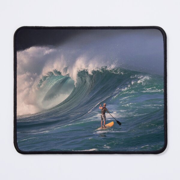 Item preview, Paddleboarder At Waimea Bay designed and sold by Alex Preiss.