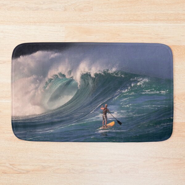 Item preview, Paddleboarder At Waimea Bay  designed and sold by Alex Preiss.